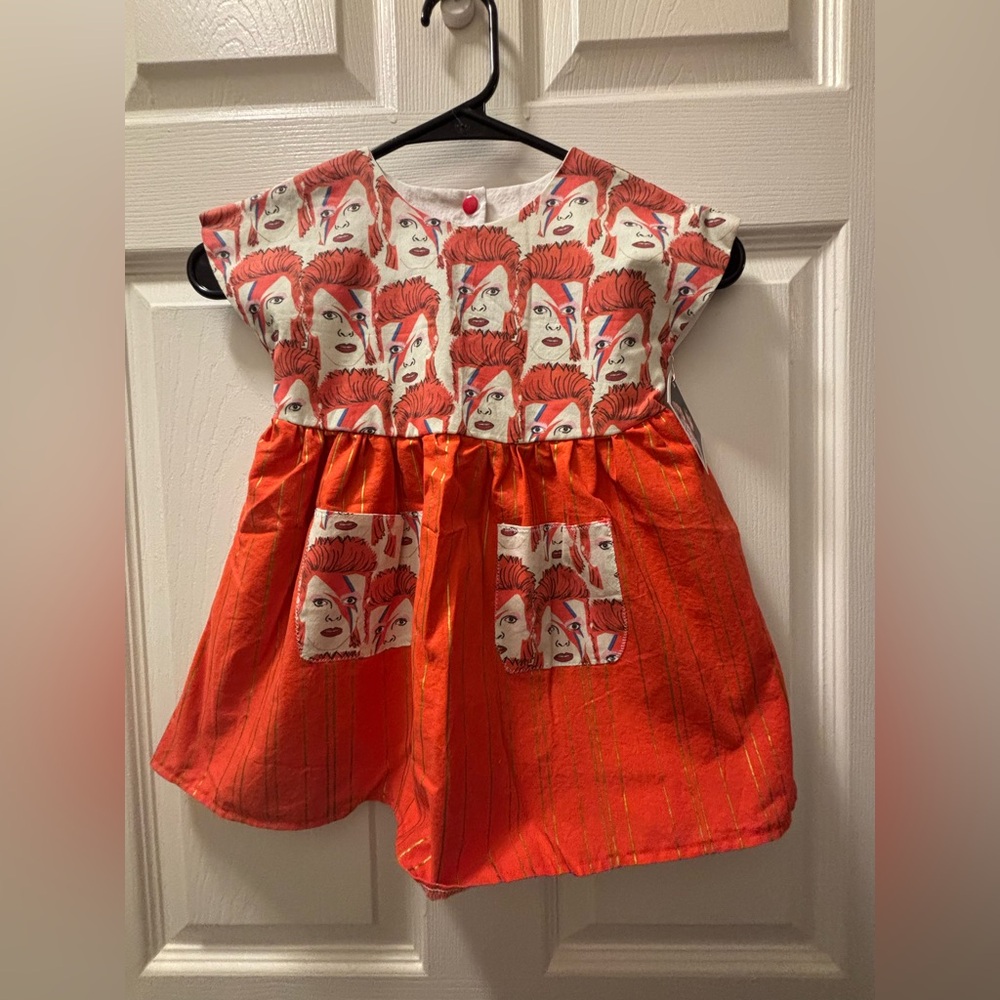 David Bowie Toddler Dress 2T